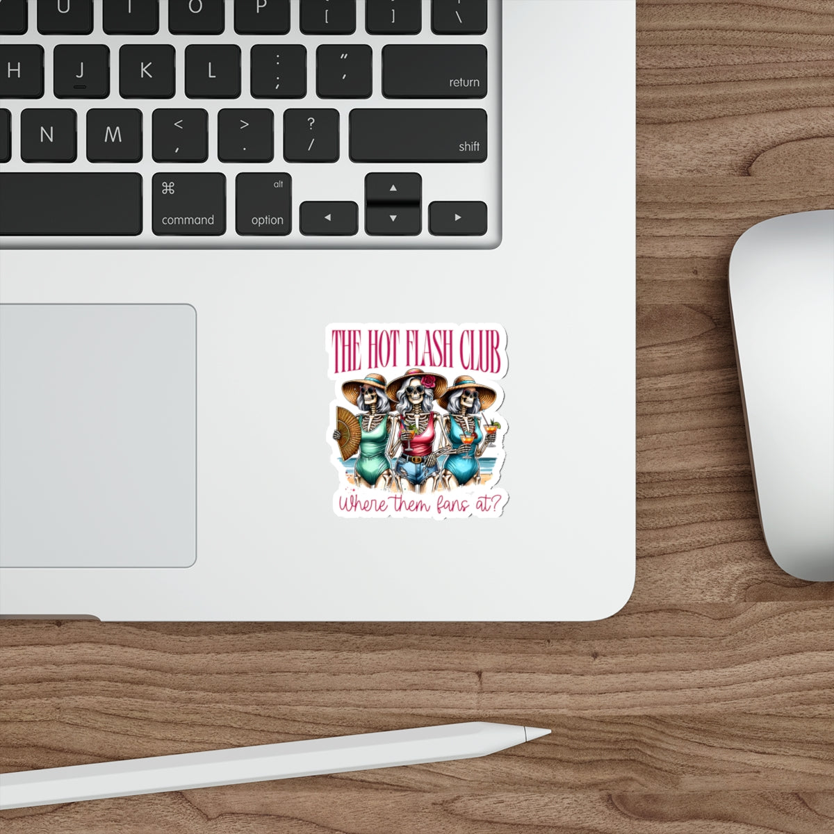 Hot Flash Club Die-Cut Stickers - Fun and Sassy Summer Mom Sticker