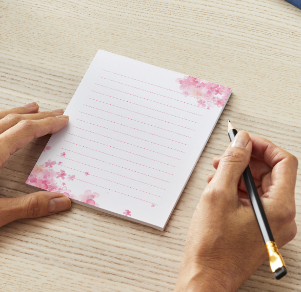 Lined Notepad - Name plate companion