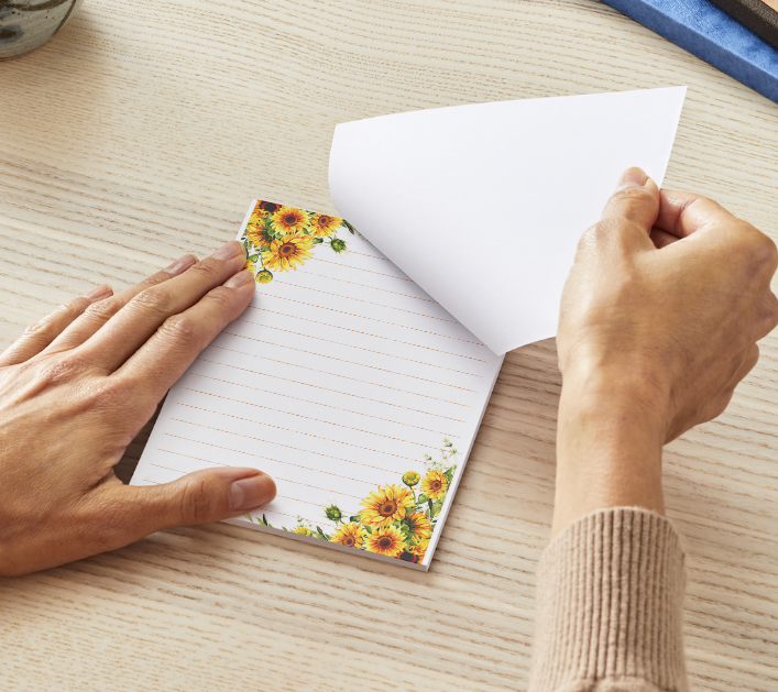 Lined Notepad - Name plate companion