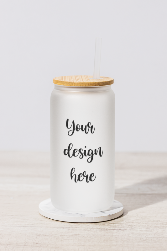Custom Personalized Glass Tumbler- 16oz