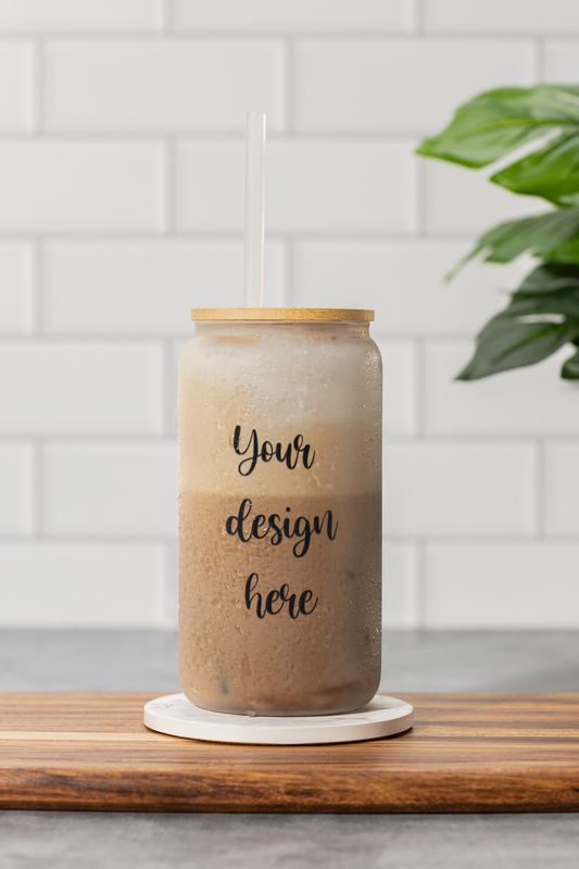 Custom Personalized Glass Tumbler- 16oz