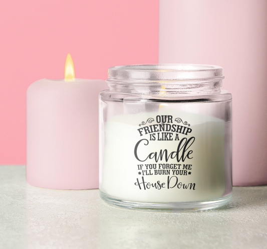 Sarcastic candle gift for friend - coworker - funny