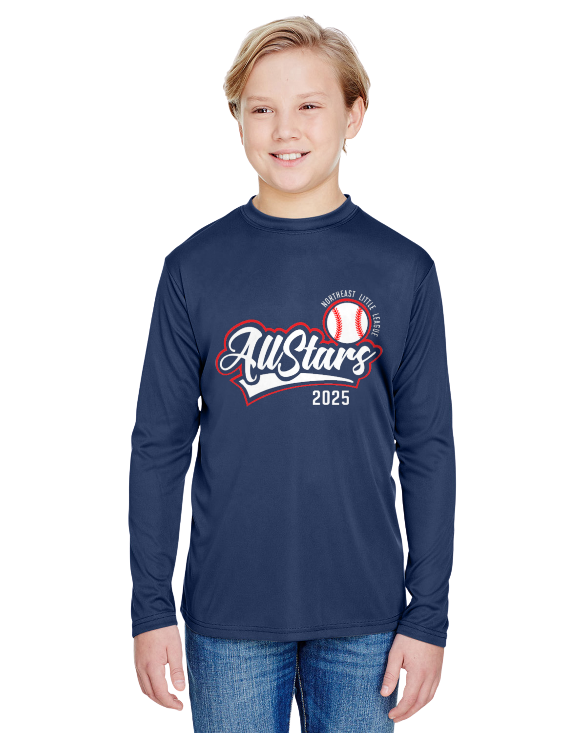 Unisex - UV Protect- Long Sleeve Shirt - Youth