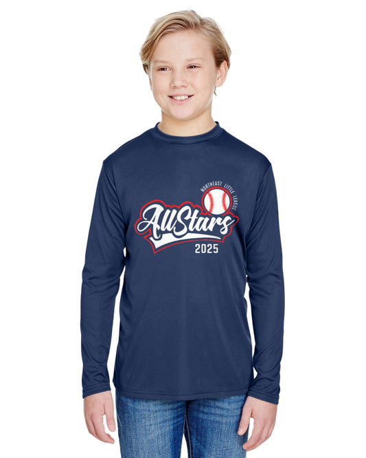 Unisex - UV Protect- Long Sleeve Shirt - Youth