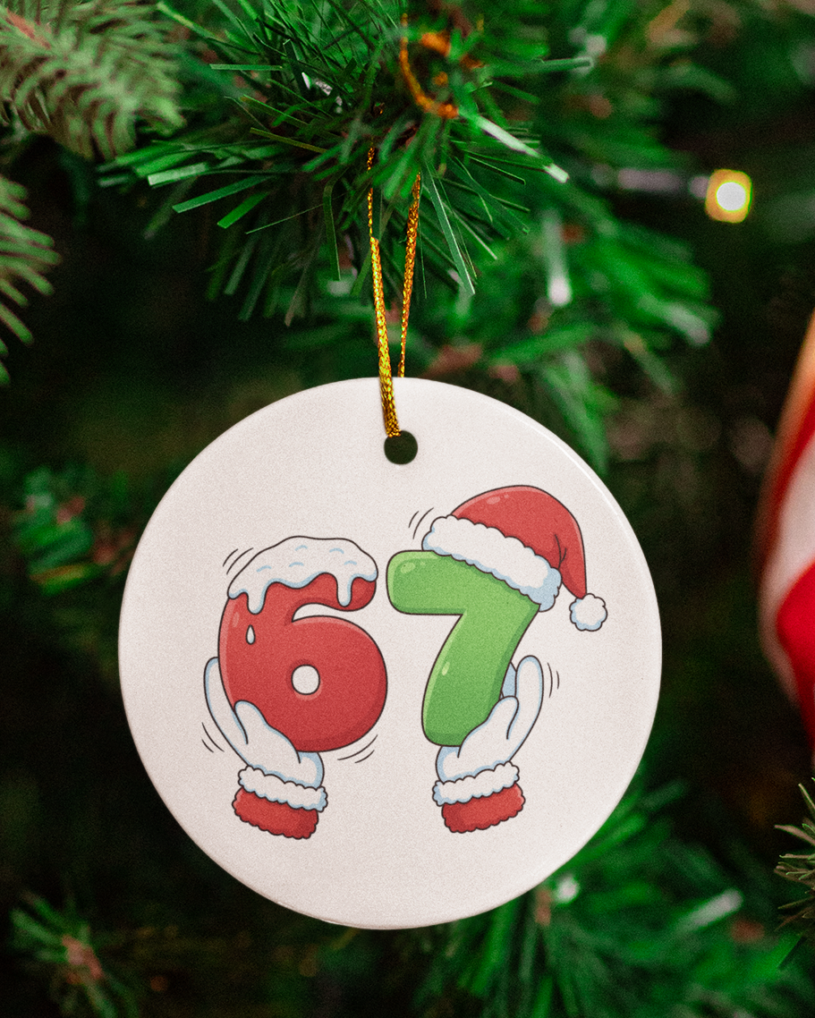 Santa hands 6 7 Ornament